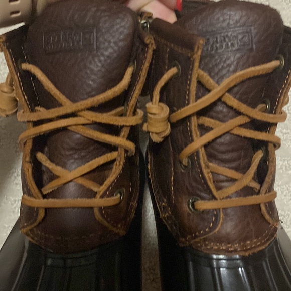 Saltwater™™ Duck Lug Boot Dark Brown | Sperry Sperry saltwater duck boot size 5